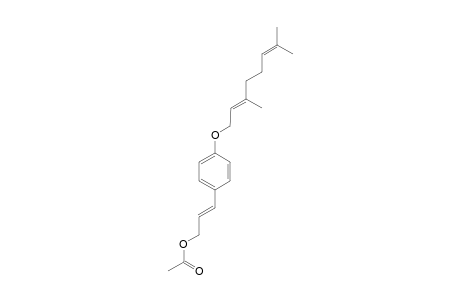 4-O-GERANYLCINNAMYL-ACETATE