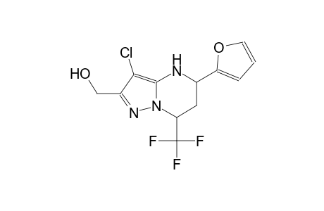 [3-chloro-5-(2-furyl)-7-(trifluoromethyl)-4,5,6,7-tetrahydropyrazolo[1,5-a]pyrimidin-2-yl]methanol