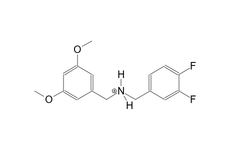 (3,4-difluorophenyl)-N-(3,5-dimethoxybenzyl)methanaminium