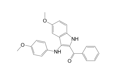 2-Benzoyl-5-methoxy-3-(4-methoxyphenylamino)-1h-indol