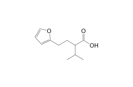 2-[2-(2-furanyl)ethyl]-3-methylbutanoic acid