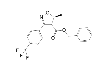 Benzyl 3-(4-trifluoromethylphenyl)-4,5-dihydroisoxazole-5-methyl-4-carboxylate