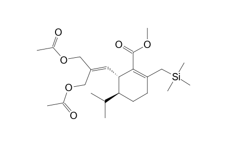 (3S,4R)-2-(METHOXYCARBONYL)-4-(1-METHYLETHYL)-1-[(TRIMETHYLSILYL)-METHYL]-3-[3-(ACETOXY)-2-[(ACETOXY)-METHYL]-PROP-1-EN-1-YL]-CYClOHEX-1-ENE