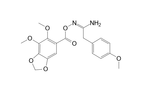 N'-{[(6,7-Dimethoxy-1,3-benzodioxol-5-yl)carbonyl]oxy}-2- (4-methoxyphenyl)ethanimidamide