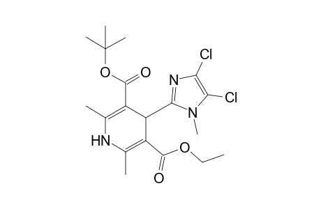 Ethyl-t-butyl-1,4-dihydro-2,6-dimethyl-4-[1-methyl-4,5-dichloroimidazole-2-yl]-3,5-diicarboxylates