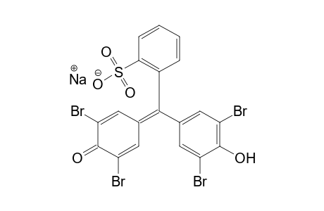 alpha-(3,5-dibromo-4-hydroxyphenyl)-alpha-(3,5-dibromo-4-oxo-2,5-cyclohexadien-1-ylidene)-o-toluenesulfonic acid, monosodium salt