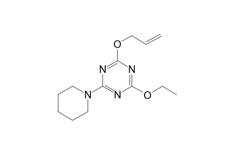 2-Allyloxy-4-ethoxy-6-(1-piperidyl)-1,3,5-triazine