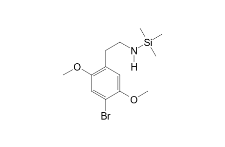 4-Bromo-2,5-dimethoxyphenethylamine TMS