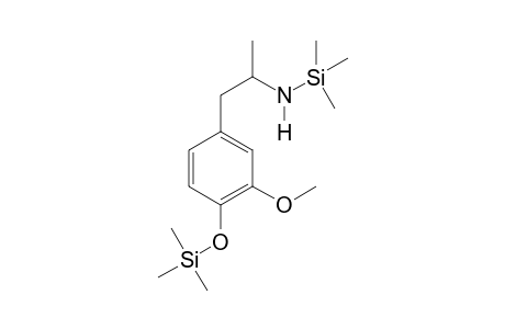 4-Hydroxy-3-methoxyamphetamine 2TMS (N,O)