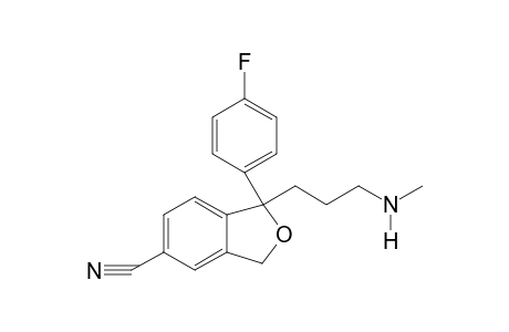 1-(4-fluorophenyl)-1-(3-(methylamino)propyl)-1,3-dihydro-2-benzofuran-5-carbonitrile