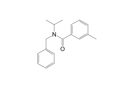 N-Benzyl-N-isopropyl-3-methylbenzamide