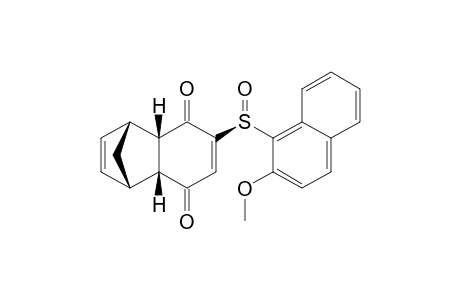 endo-[4aR,5S,8R,8aS,(S)S]-5,8-Methano-2(2'-methoxynaphthylsulfinyl)-4a,5,8,8a-tetrahydro-1,4-naphthoquinone