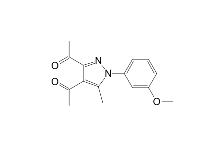 1,1'-(1-(3-methoxyphenyl)-5-methyl-1H-pyrazole-3,4-diyl)diethanone