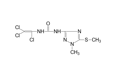 1-[1-methyl-5-(methylthio)-1H-1,2,4-triazol-3-yl]-3-(trichlorovinyl)urea