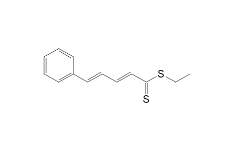 (2E,4E)-5-phenylpenta-2,4-dienedithioic acid ethyl ester