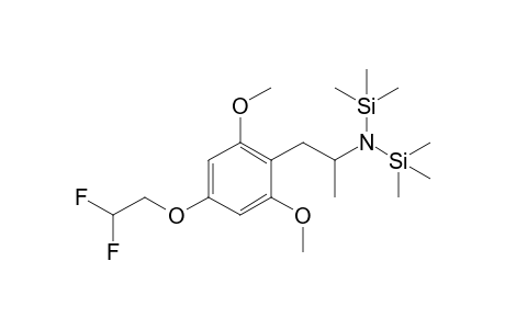 4-(2,2-Difluoroethoxy)-2,6-dimethoxyamphetamine 2TMS