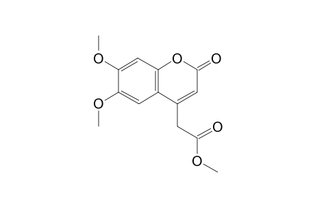 Methyl 6,7-dimethoxycoumarin-4-acetate