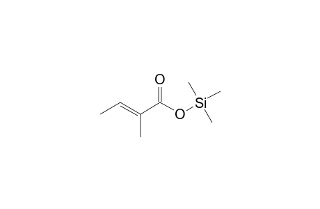 2-Butenoic acid, 2-methyl-, trimethylsilyl ester, (E)-