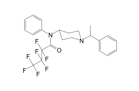 2,2,3,3,4,4,4-Heptafluoro-N-phenyl-N-[1-(1-phenylethyl)piperidin-4-yl]butanamide