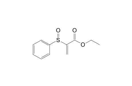 2-(PHENYLSULFINYL)ACRYLIC ACID, ETHYL ESTER