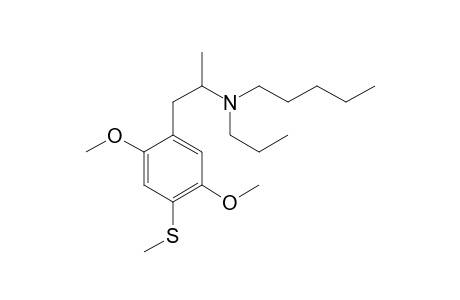 N,N-Pentyl-propyl-2,5-dimethoxy-4-methylthioamphetamine