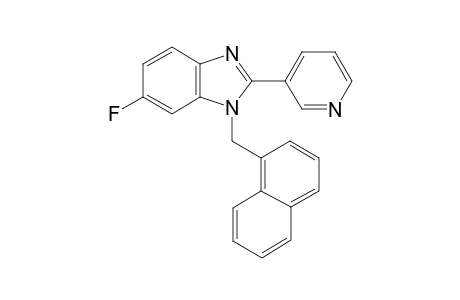 (6-Fluoro-1-(naphthalen-1-yl)methyl)-2-(pyridin-3-yl)-1H-benzo[d]imidazole