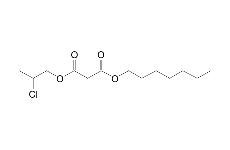 Malonic acid, 2-chloropropyl heptyl ester