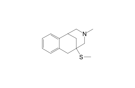 3-Methyl-5-methylsulfanyl-1,2,3,4,5,6-hexahydro-1,5-methano-3-benzoazocine