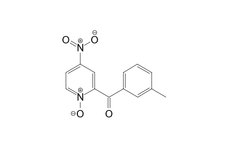 2-(3-Methylbenzoyl)-4-nitropyridine 1-Oxide