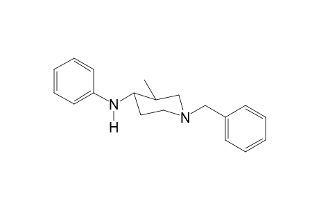 4-Anilino-1-benzyl-3-methylpiperidine