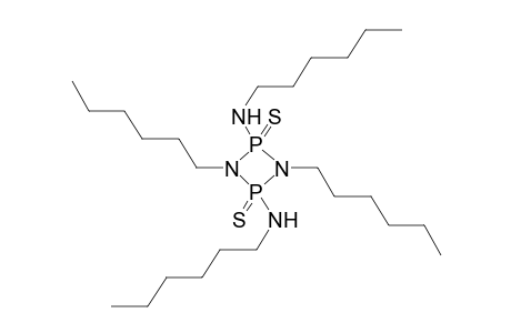 1,3-DIHEXYL-2,4-BIS(HEXYLAMINO)-2,4-DITHIO-1,3,2,4-DIAZADIPHOSPHETIDINE