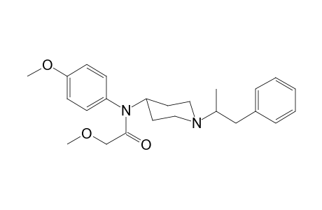 2-Methoxy-N-4-methoxyphenyl-N-[1-(1-phenylpropan-2-yl)piperidin-4-yl]acetamide