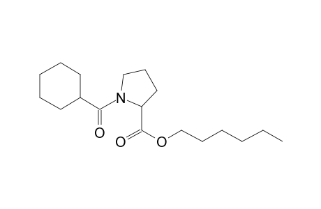 L-Proline, N-(cyclohexanecarbonyl)-, hexyl ester