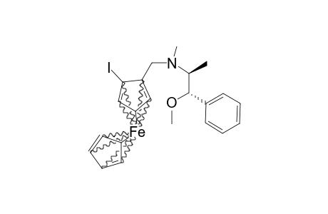 [1S,2S,R-(P)]-N-(2-IODOFFERROCENYLMETHYL)-N-METHYL-1-METHOXY-1-PHENYLPROP-2-YLAMINE