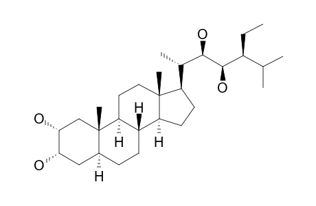 (22R,23R)-STIGMASTA-2-ALPHA,3-ALPHA,22,23-TETRAOL;6-DEOXO-28-HOMOCASTASTERONE