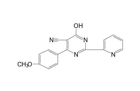 4-HYDROXY-6-(p-METHOXYPHENYL)-2-(2-PYRIDYL)-5-PYRIMIDINECARBONITRILE