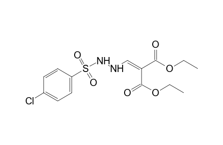 {{[(p-chlorophenyl)sulfonyl]hydrazino}methylenemalonic acid, diethyl ester