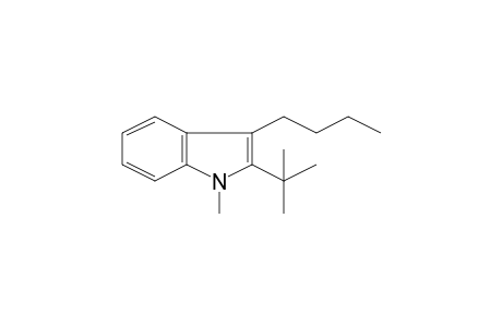 1H-Indole, 3-butyl-1-methyl-2-t-butyl-