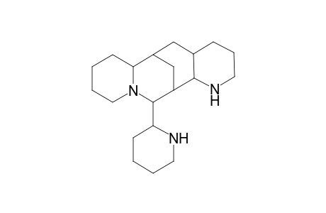 Quinolizino[1,2,3-gh]quinoline, perhydro-11-(2-piperidyl)-