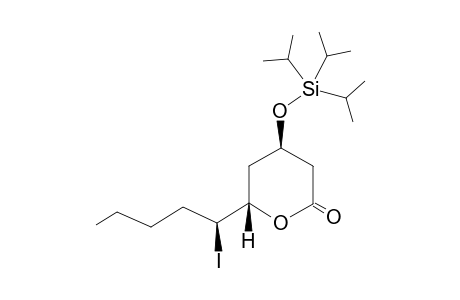 (4R,6S)-6-((S)-1-Iodo-pentyl)-4-triisopropylsilanyloxy-tetrahydro-pyran-2-one