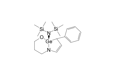 1-Phenyl-9R-[bis(trimethylsilyl)amino]-4-aza-8-oxa-9-germabicyclo[4.3.0(4,9)]nonane