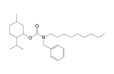 Carbonic acid, monoamide, N-benzyl-N-nonyl-, menthyl ester