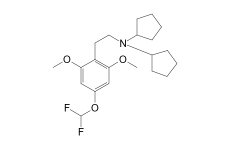 N,N-Bis(cyclopentyl)-4-(difluoromethoxy)-2,6-dimethoxyphenethylamine