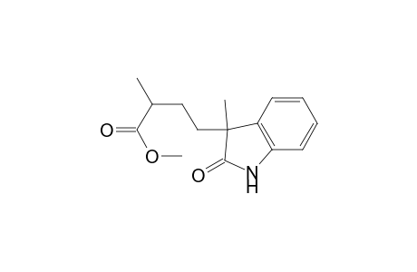 3-Methyl-3-(3-methoxycarbonyl-butyl)-2,3-dihydro-indol-2-one