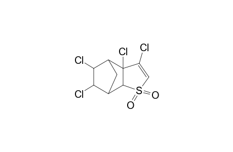 3a,4,5,6,7,7a-hexahydro-3,3a,5,6-tetrachloro-4,7-methanobenzo[b]thiophene, 1,1-dioxide