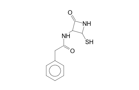 Acetamide, 2-phenyl-N1-(2-oxo-4-mercapto-3-azetidinyl)