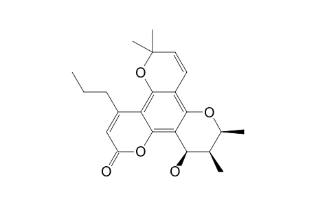 (+-)-Calanolide C