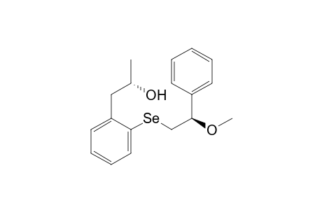 (S)-1-(2-{[(R)-(2-Methoxy-2-phenyl)ethyl]seleno}phenyl)propan-2-ol