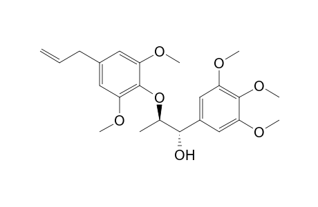 RHAPHIDECURSINOL-B;2-(4-ALLYL-2,6-DIMETHOXYPHENOXY)-1-(3,4,5-TRIMETHOXYPHENYL)-PROPAN-1-OL