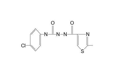 4-(p-chlorophenyl)-1-[(2-methyl-4-thiazolyl)carbonyl]semicarbazide